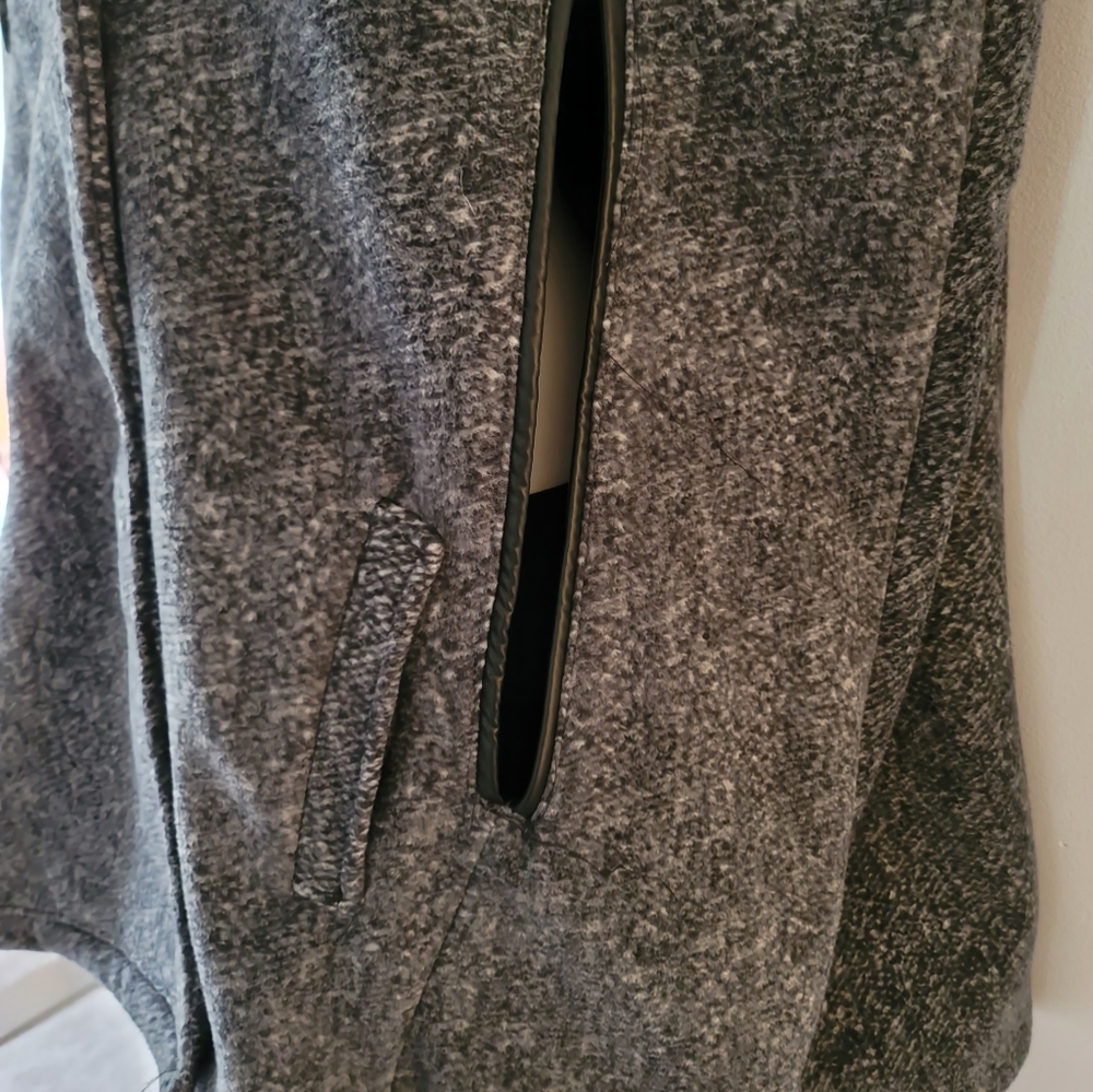 Marina Luna Women's Double-Breasted Sleeveless Cape Coat Size L/XL - Picture 9 of 14